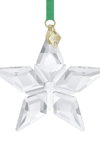 Estrella de cristales Swarovski y chapada en oro amarillo 2023 - 7,7 x 1,5 x 7,2 cm