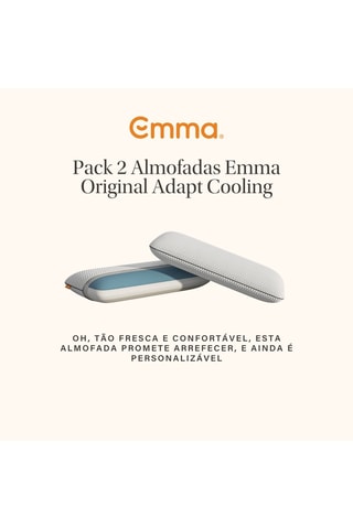 2 almofadas Emma  Original Adapt Cooling -  2,44 kg - Branco