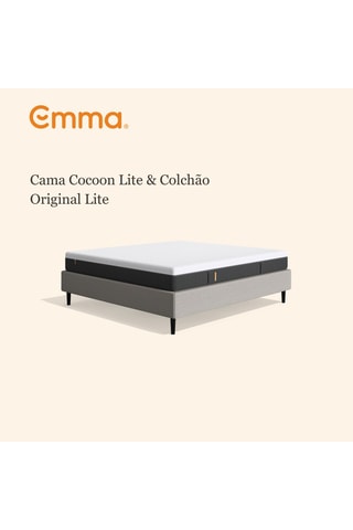 Cama One Cocoon Lite e colchão Original Lite - Espessura 22 cm – Firme