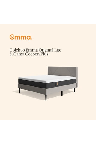 Cama One Cocoon Lite e colchão Original Lite - Espessura 22 cm – Firme