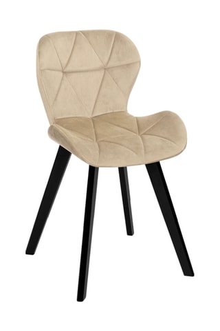 4 chaises en bois et hévéa Daisy - 50 x 79 x 47,5 cm