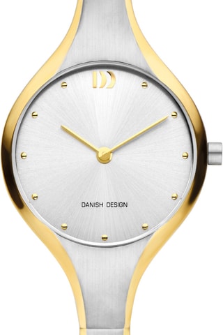 Reloj de cuarzo de titanio - Plateado y dorado