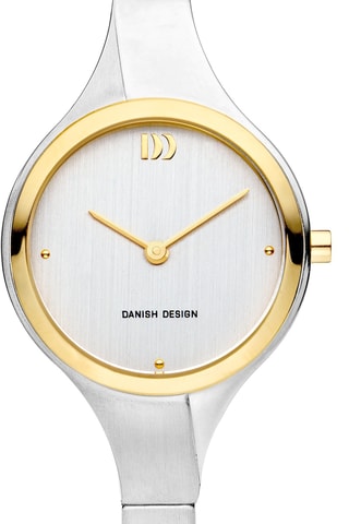 Reloj de cuarzo de acero - Plateado y dorado