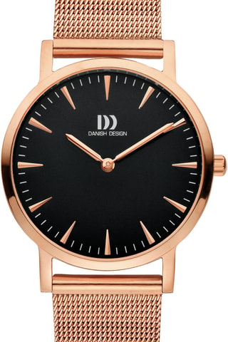 Reloj de cuarzo de acero London - Rosa dorado