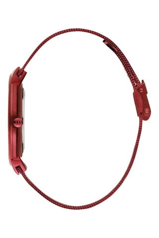 Reloj de cuarzo de acero Tåge - Rojo