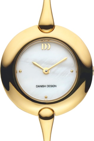 Reloj de cuarzo de acero - Dorado