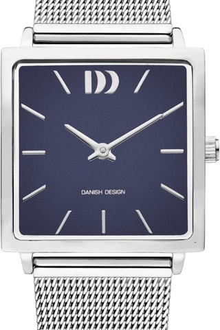 Reloj de cuarzo de acero Miami - Plateado