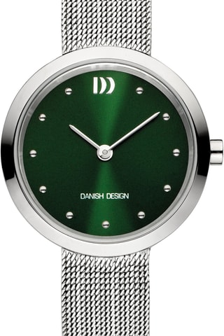Reloj de cuarzo de acero Julia - Plateado
