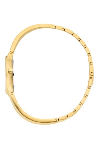 Reloj de cuarzo de acero Anthea - Dorado
