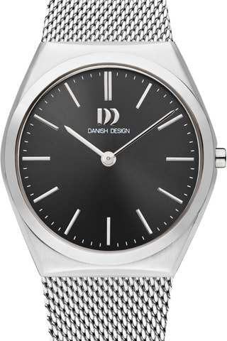 Reloj de cuarzo de acero Tåsinge - Plateado