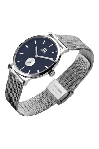 Reloj de cuarzo de acero Tokyo - Plateado