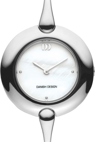 Reloj de cuarzo de acero - Plateado