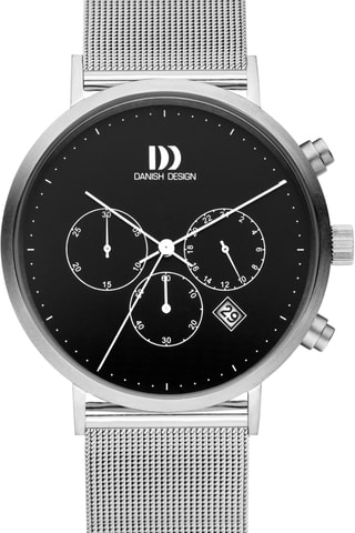 Reloj de cuarzo de acero Berlin - Cronógrafo - Plateado