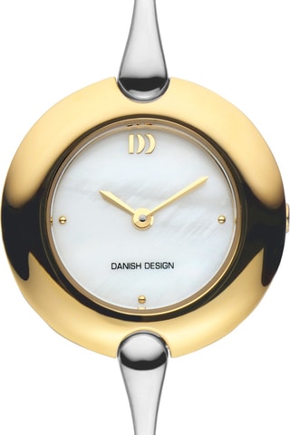 Reloj de cuarzo de acero - Plateado y dorado