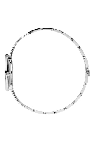 Reloj de cuarzo de acero Jackie - Plateado