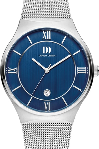 Reloj de cuarzo de acero Kalsoy - Plateado