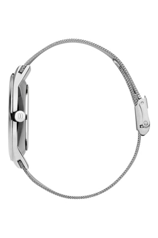 Reloj de cuarzo de acero Kalsoy - Plateado