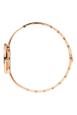 Reloj de cuarzo de acero Jackie - Rosa dorado