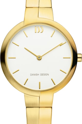 Reloj de cuarzo de acero Rosamund - Dorado