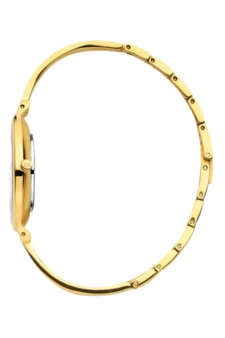 Reloj de cuarzo de acero - Dorado