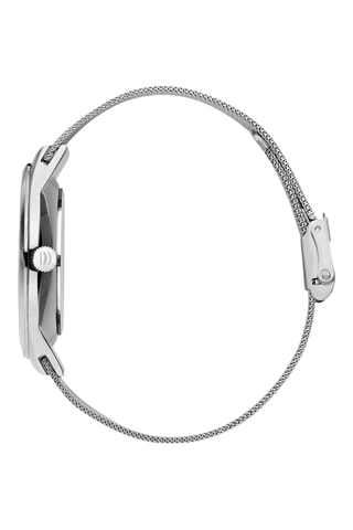 Reloj de cuarzo de acero Kalsoy - Plateado