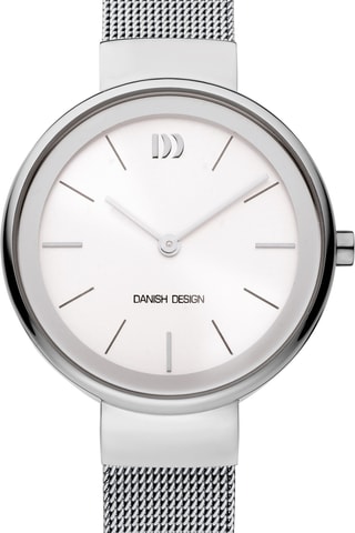 Reloj de cuarzo de acero - Plateado
