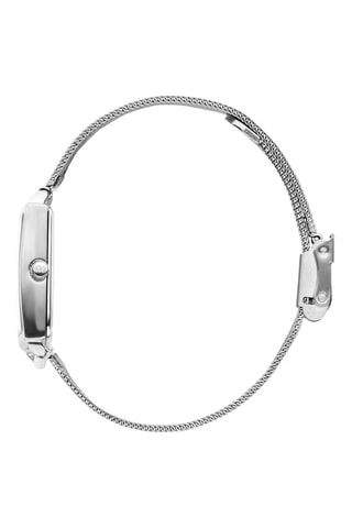 Reloj de cuarzo de acero Miami - Plateado