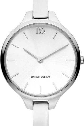Reloj de cuarzo de acero - Plateado