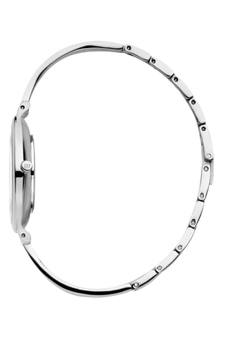Reloj de cuarzo de acero - Plateado
