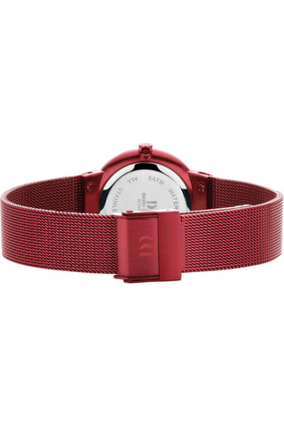Reloj de cuarzo de acero Tåge - Rojo