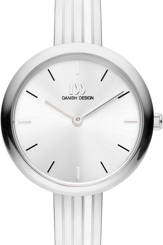 Reloj de cuarzo de acero Rosemary - Plateado