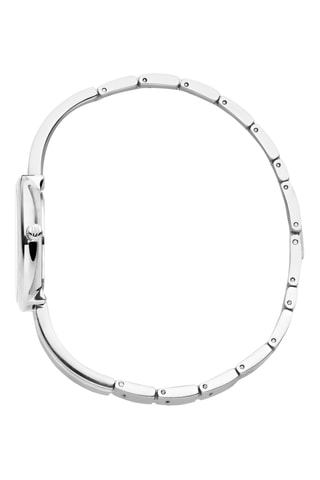 Reloj de cuarzo de acero Rosemary - Plateado