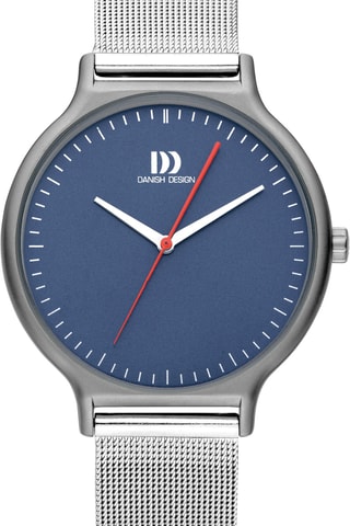 Reloj de cuarzo de acero - Plateado