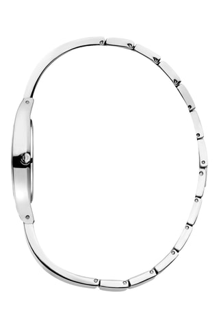 Reloj de cuarzo de acero - Plateado