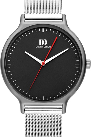 Reloj de cuarzo de acero - Plateado