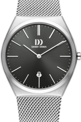 Reloj de cuarzo de acero Tåsinge - Plateado