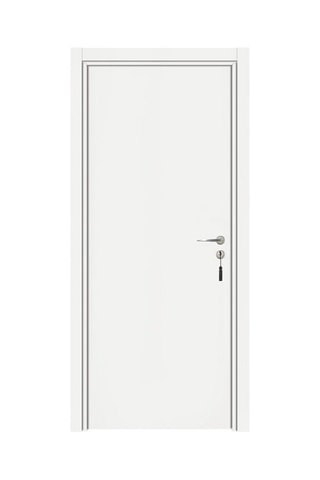 Bloc-porte d'intérieur pré-peint Liberto - Blanc - 73 x 204 cm