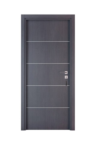 Bloc-porte d'intérieur Seymour - Imitation chêne cendré - 73 x 204 cm