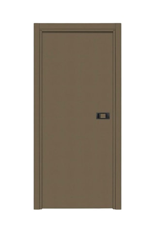 Bloc-porte d'intérieur Miro avec poignée Exclusive - Imitation cuir lichen - 93 x 204 cm