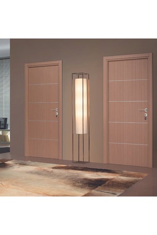 Bloc-porte d'intérieur Seymour - Imitation chêne gris - 83 x 204 cm