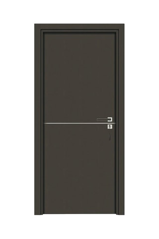Bloc-porte d'intérieur Riva - Imitation cuir basalt - 93 x 204 cm