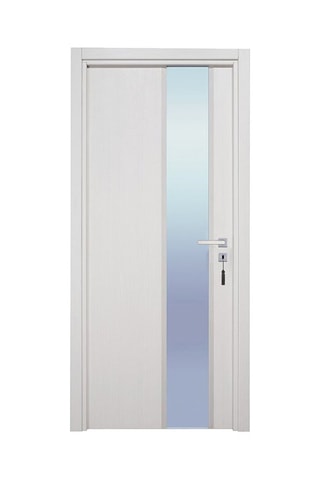 Bloc-porte d'intérieur Enzo - Imitation chêne blanc - 83 x 204 cm