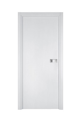 Bloc-porte d'intérieur Miro avec poignée Exclusive - Imitation chêne blanc et gris - 73 x 204 cm
