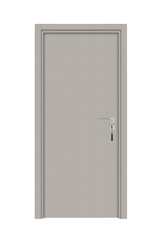 Bloc-porte d'intérieur Miro - Imitation cuir argile - 83 x 204 cm