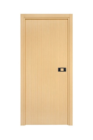Bloc-porte d'intérieur Miro avec poignée Exclusive - Imitation chêne clair et noir - 73 x 204 cm
