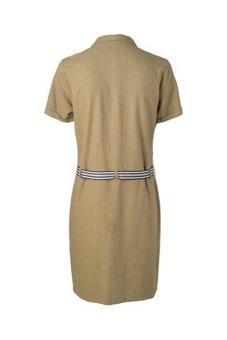 Robe chemise en lin - Kaki