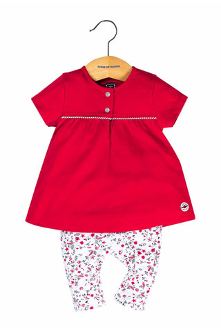Tunique et legging Zefiral - Terre de Marins - Rouge