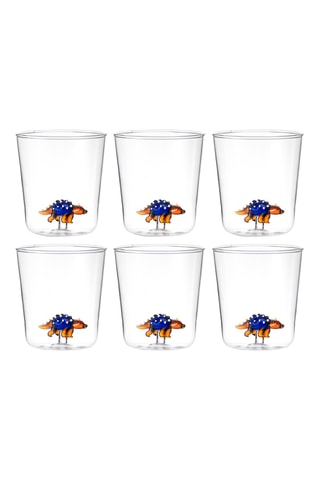6 vasos de vidrio de borosilicato Dinos - 30 cl