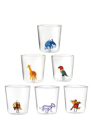 6 vasos de vidrio de borosilicato Savan Family - 30 cl