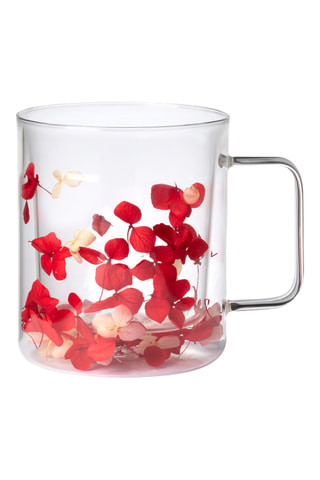 6 tazas de vidrio de borosilicato Flovers - 40 cl